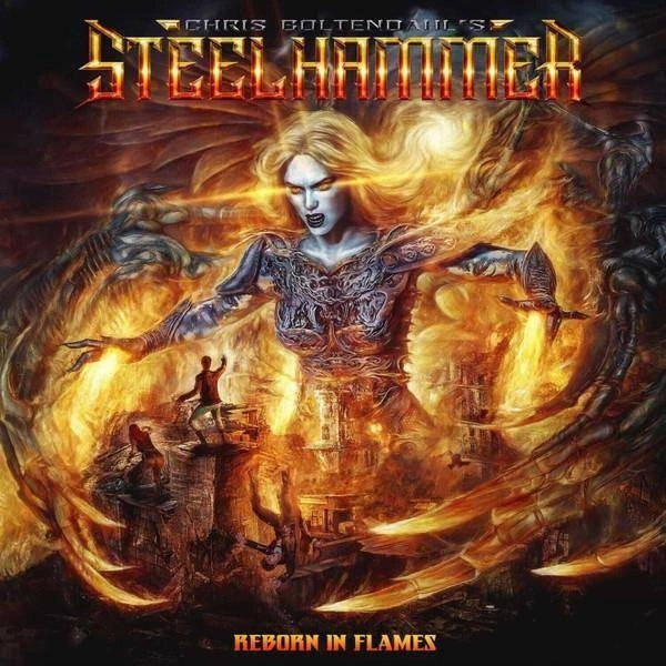 CHRIS BOHLTENDAHL'S STEELHAMMER Reborn In Flames CD DIGIPAK